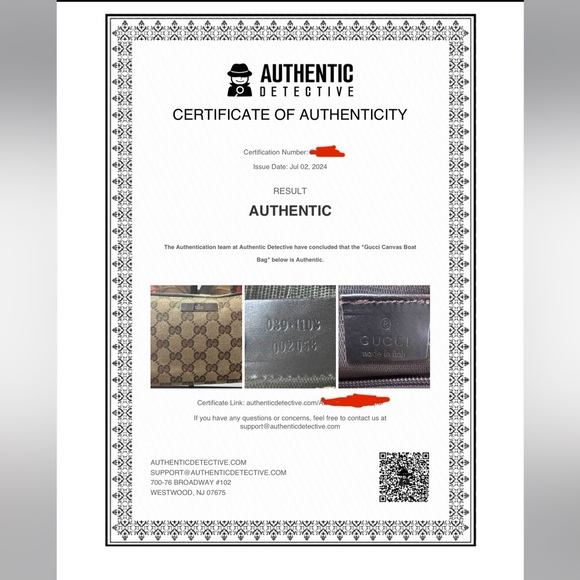 EUC Vintage Gucci Boat Pochette Bag - Amazing Condition!!! Includes COA - Picture 16 of 16